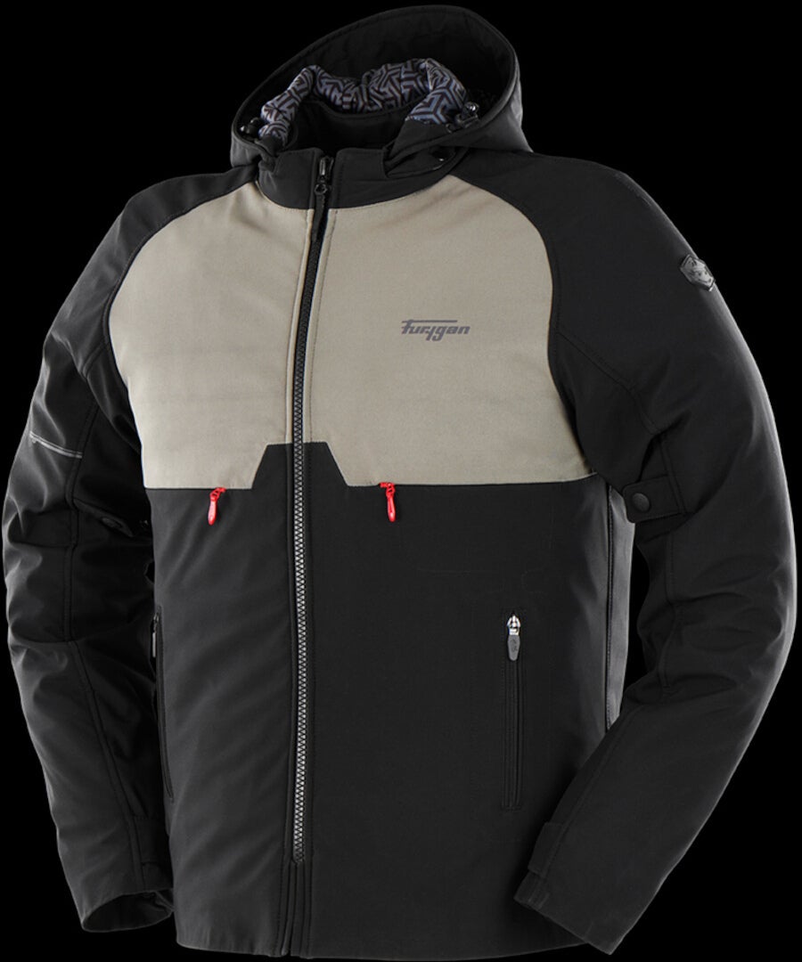 Furygan Addax Giacca tessile da moto impermeabile Khaki/Nero 3XL Figura 15