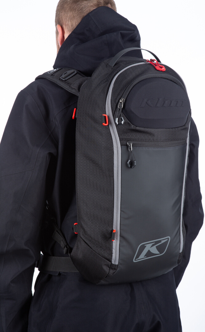 Klim Krew 16 2023 Rucsacul cu snowmobile negru Figura 6