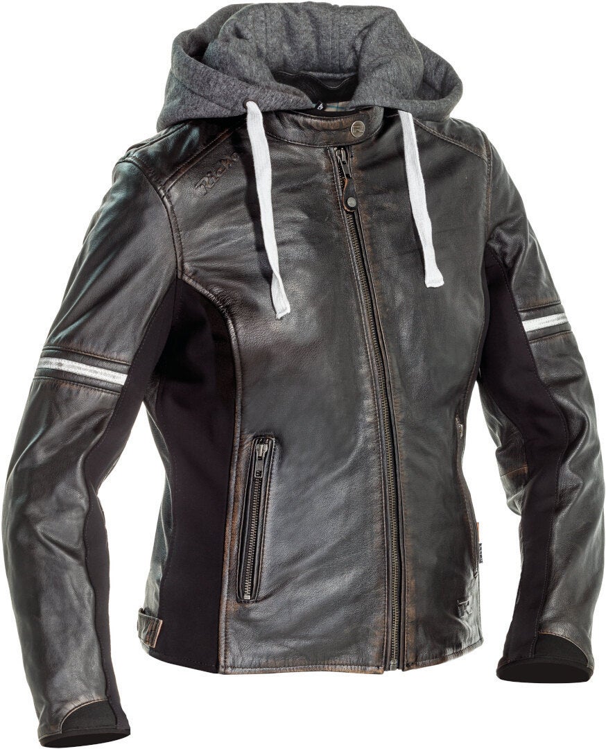 Richa Toulon 2 Ladies Motorcycle Leather Jacket dark brown 44 Figure 1