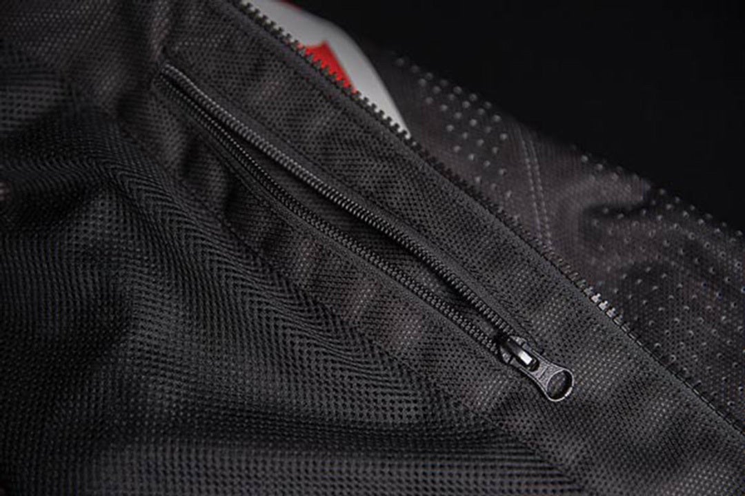 Icon Hooligan Ultrabolt Motorcycle Textile Jacket black/grey/red XL Figure 13