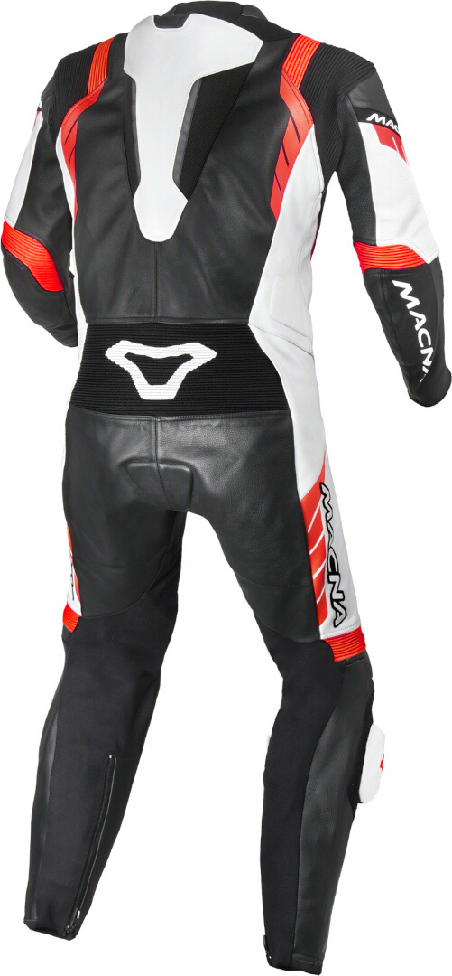 Macna Varshall perforated One Piece Motorcycle Leather Suit black/white/red 56 Figure 2