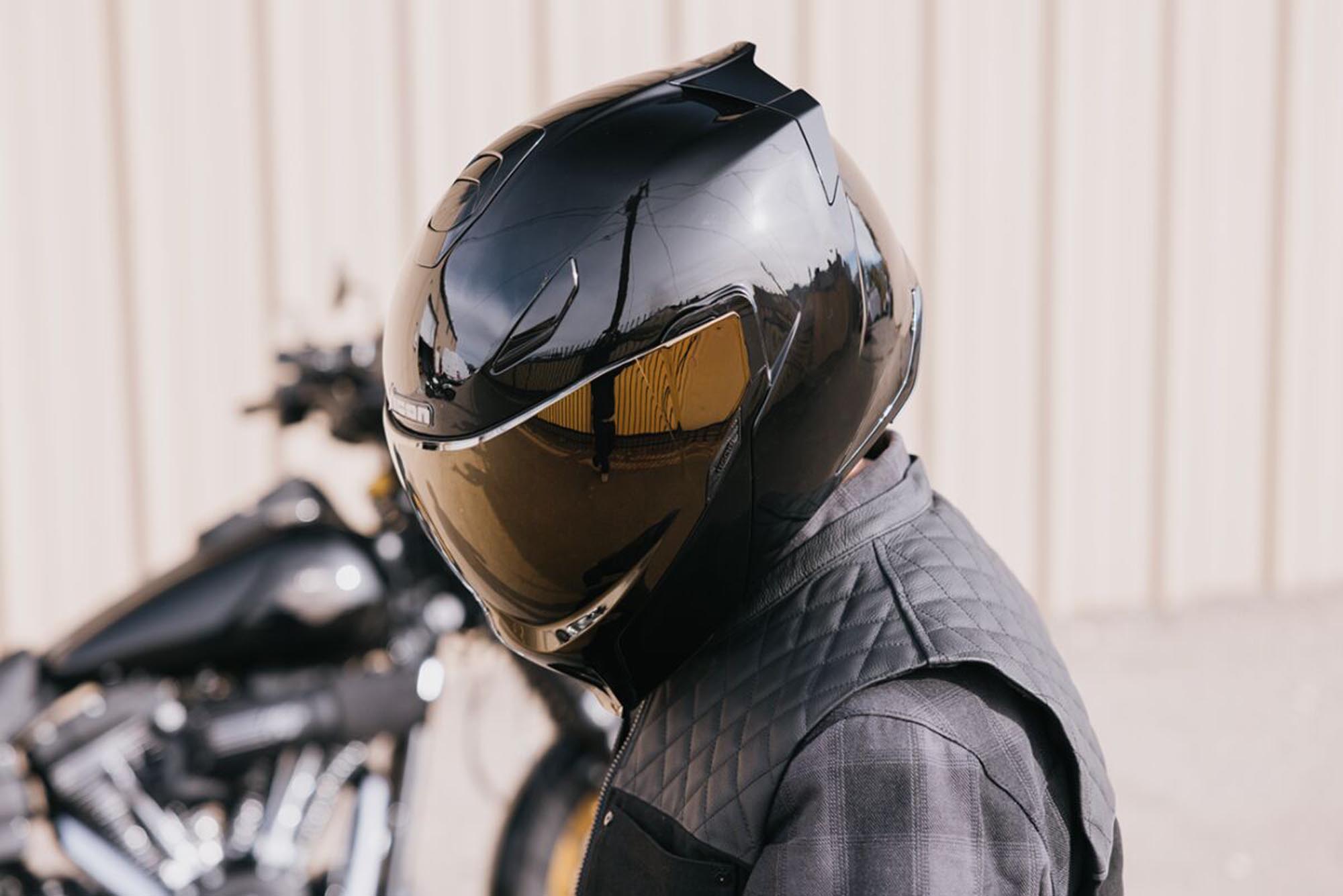 Icon Threshold Helmet black XL Figure 6