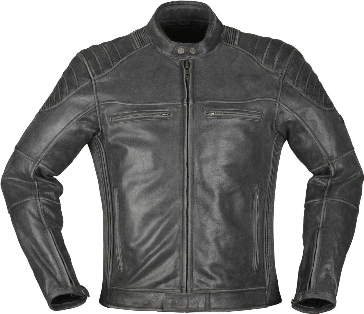 Modeka Vincent Aged Motorrad Lederjacke schwarz 3XL Abbildung 1