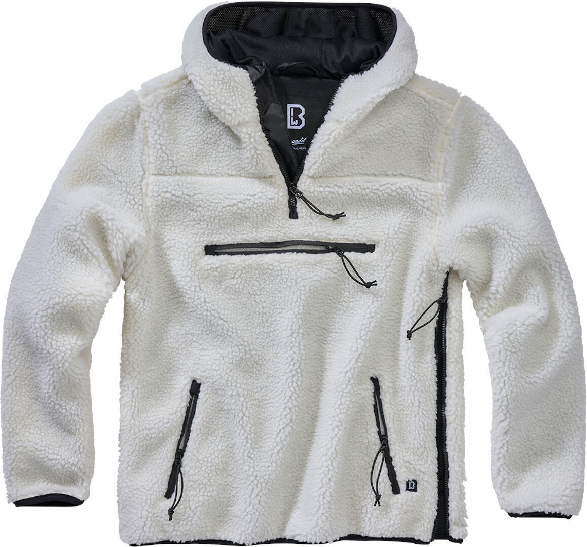 Brandit Teddyfleece Worker Pullover Wit XL Figuur 1