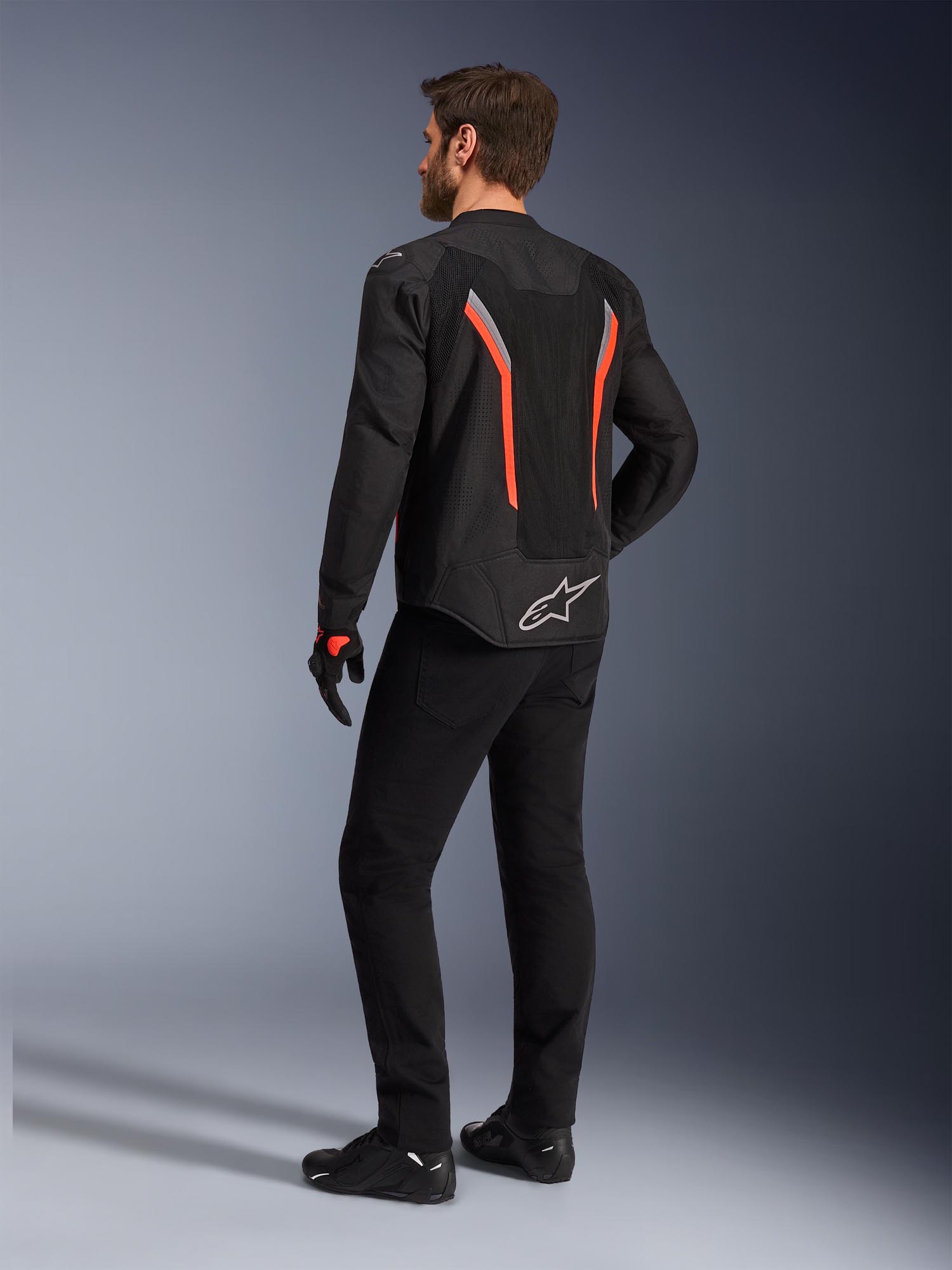Alpinestars AST V3 Air perforated Motorcycle Textile Jacket black/grey/red 2XL Figure 5