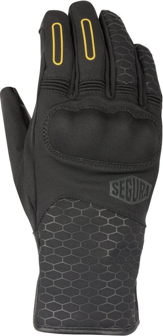 Segura Natcho vandtætte vinter motorcykelhandsker sort/gul 9 (M) Figur 1