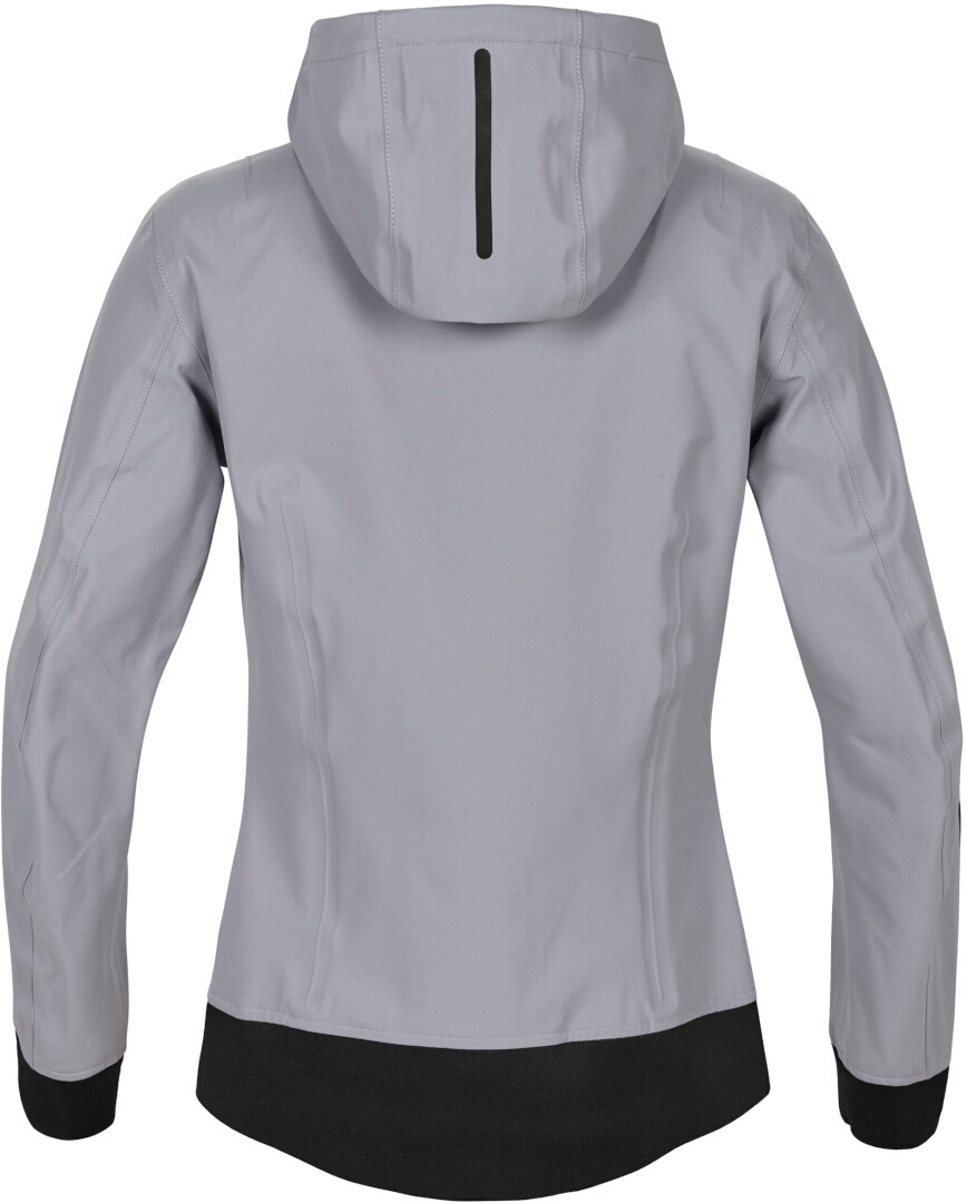 Spidi Hoodie Shell Functioneel damesjasje lichtgrijs/zwart M Figuur 2