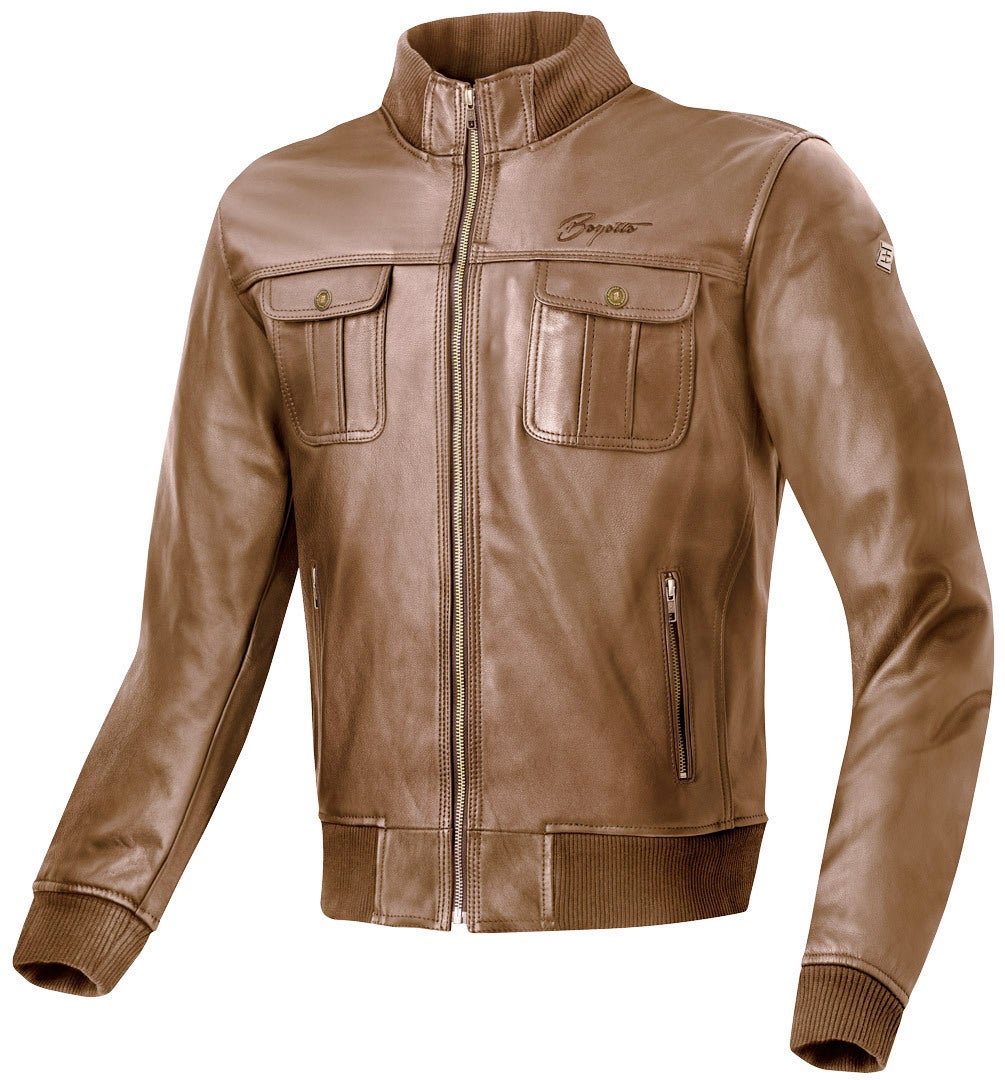 Bogotto Brooklyn Motorcycle Leather Jacket brown 58 Figure 1