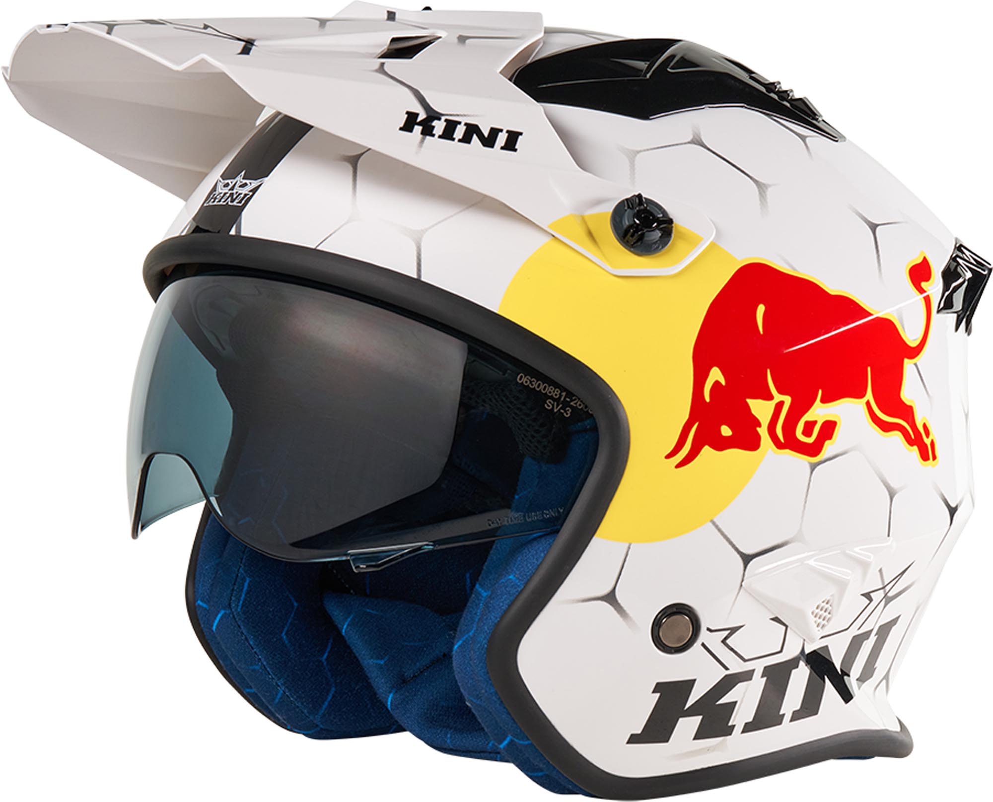 Kini Red Bull XDR 1.0 Casque d’essai Blanc M Figure 1