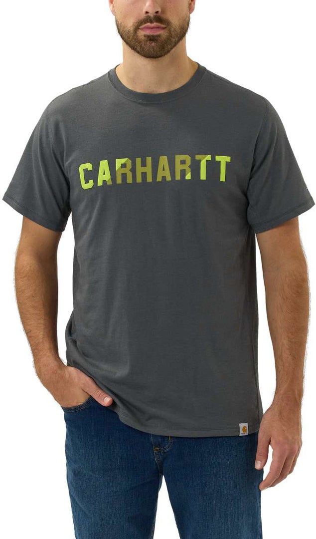 Carhartt Force Flex Block Logo Triko tmavě šedá L Obrázek 2