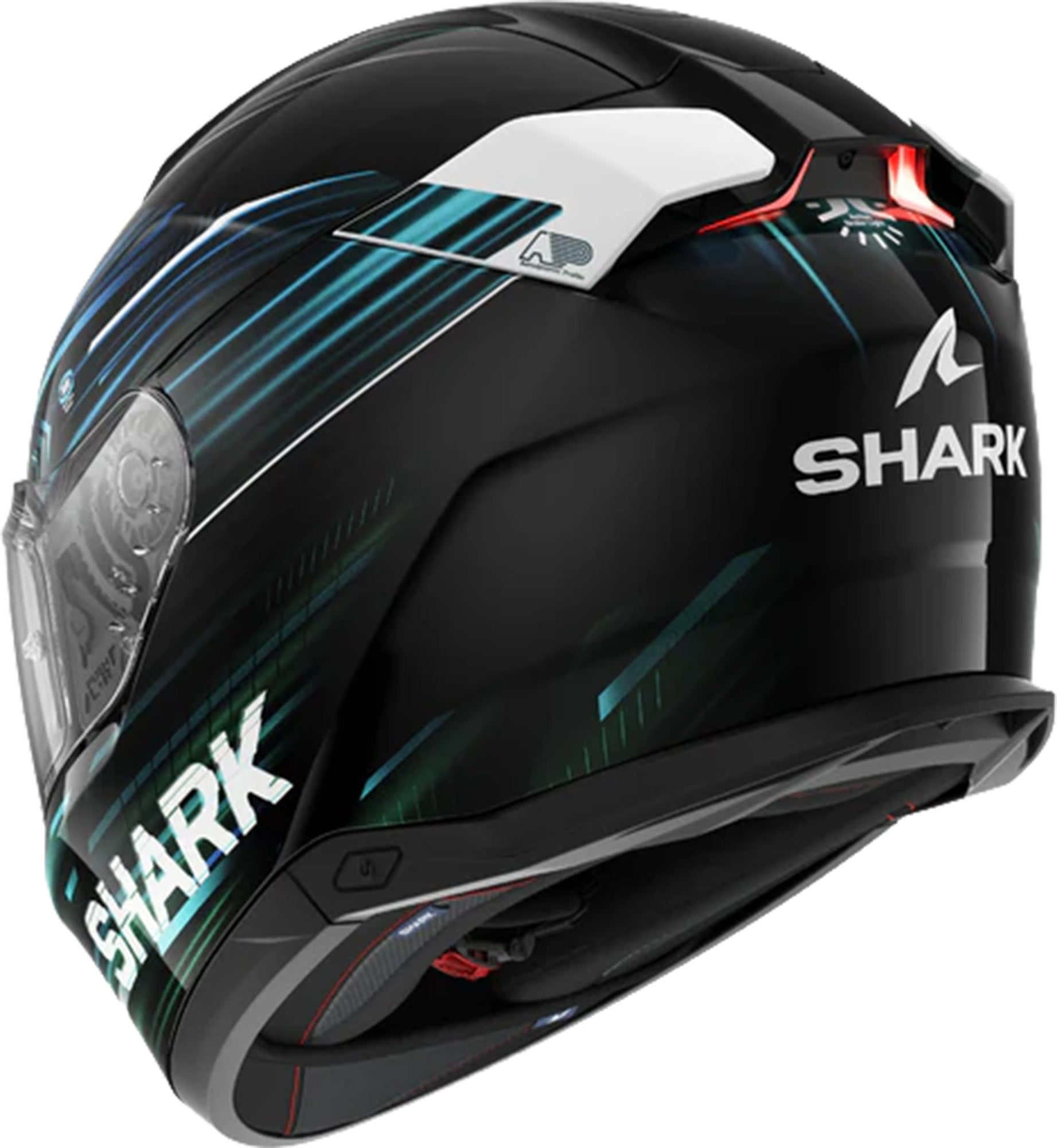 Shark Skwal i3 Light-Blur Hjelm svart/grønn/blå M (57/58) Figur 2