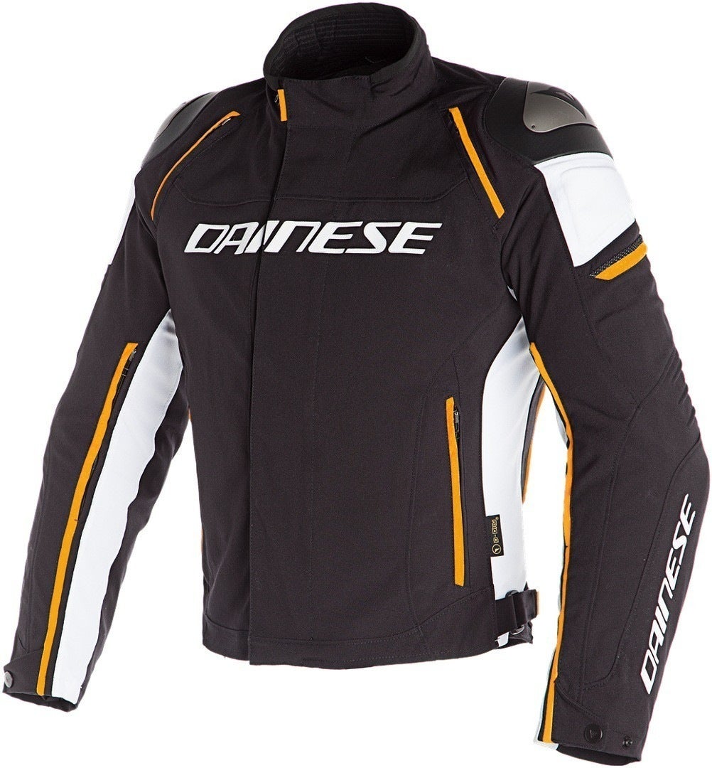 Dainese Racing 3 D-Dry Motorcycle Textile Jacket black/blue/orange 48 Figure 1