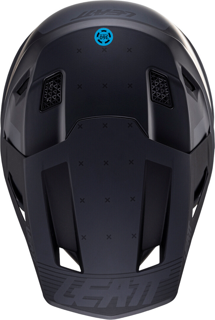 Leatt 7.5 V24 Stripes Cască de motocross cu ochelari de protecție Negru/gri S (55/56) Figura 2