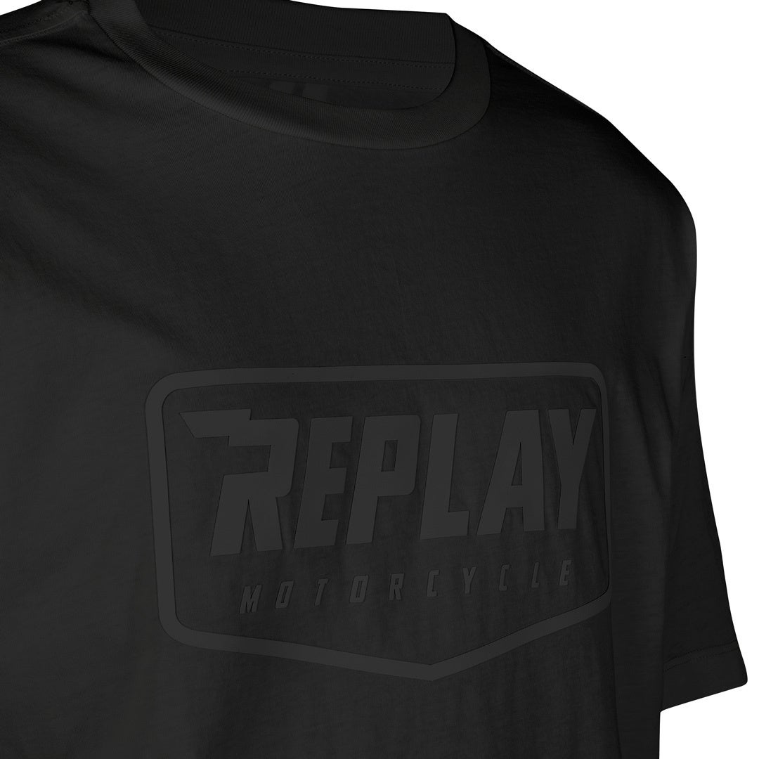 Replay Logo T-shirt Sort L Figur 4