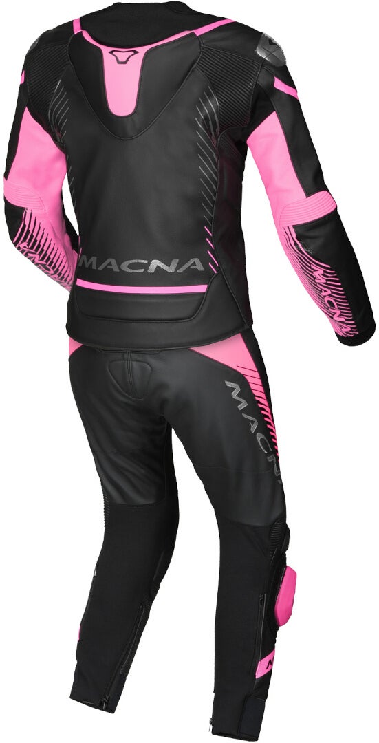 Macna Tronniq perforeret dame todelt motorcykel læderdragt Sort/fuchsia 44 Figur 2