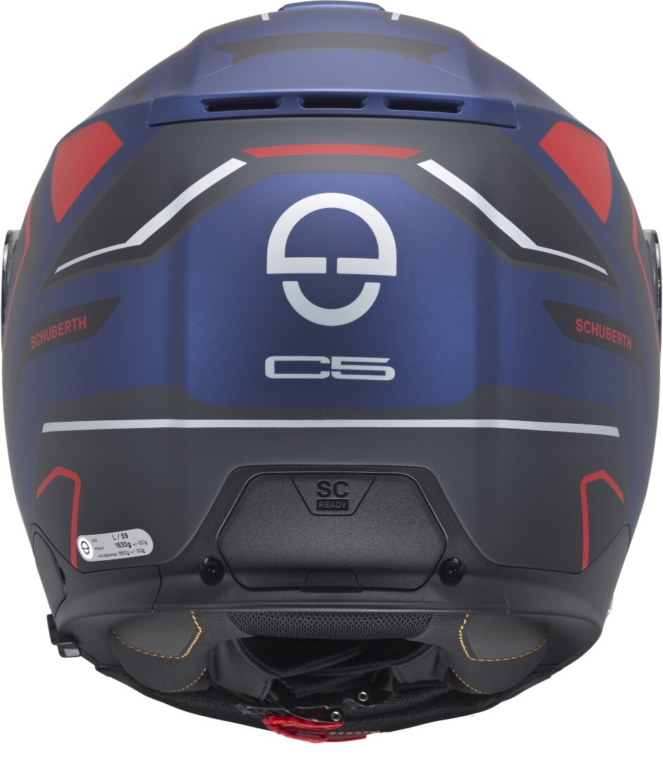 Schuberth C5 Omega Helm blau matt/rot L (59) Abbildung 6