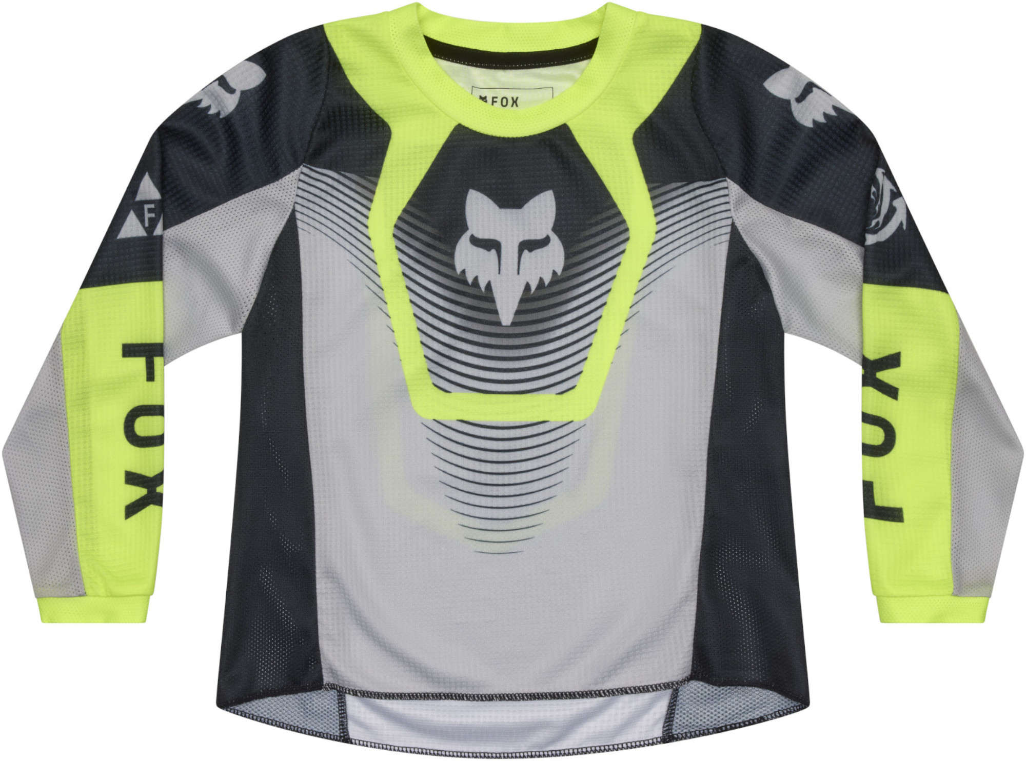 FOX 180 Collect Motocross trøje til børn sort/grå/gul K-M Figur 1