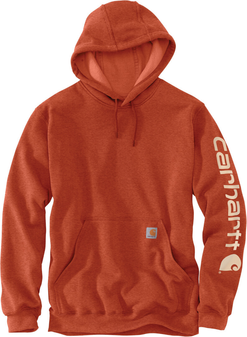 Carhartt Midweight Sleeve Logo Hanorac portocaliu aprins XS Figura 1
