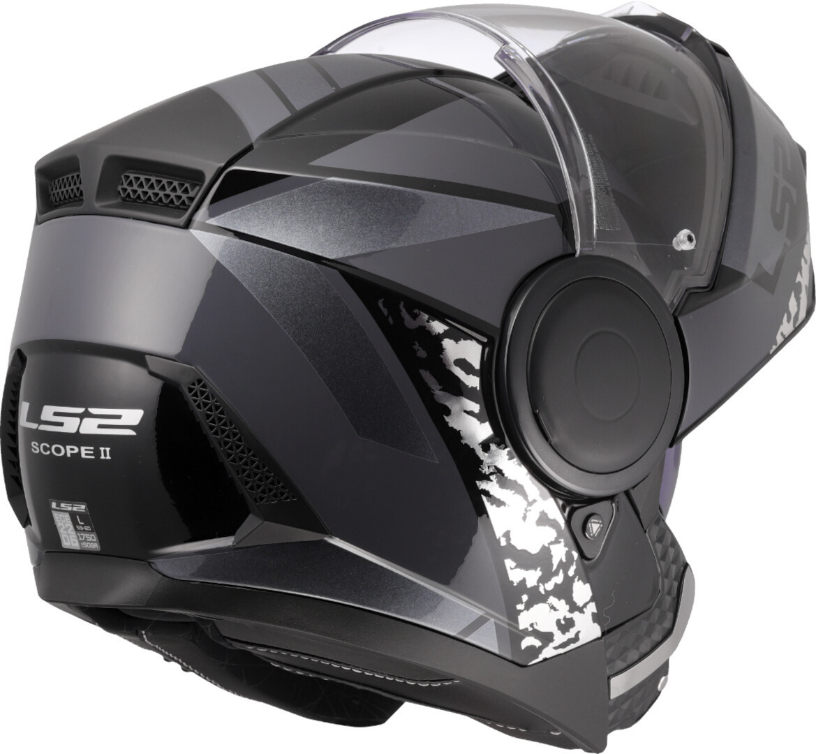 LS2 FF902 Scope II Oxyd Hjelm Sort/Titanium M (57/58) Figur 11