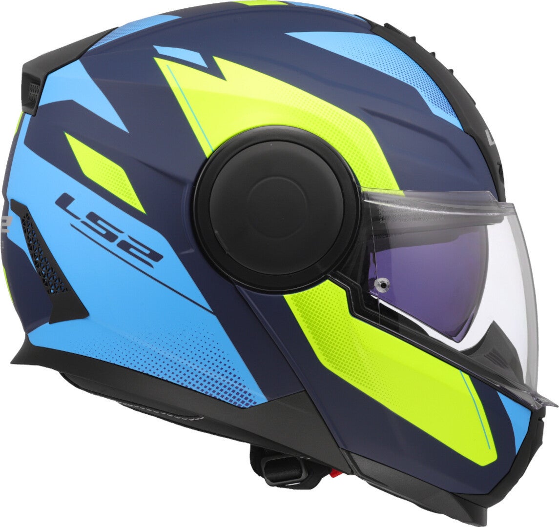 LS2 FF902 Scope II Duria Capacete azul fosco/amarelo neon L (59/60) Figura 6