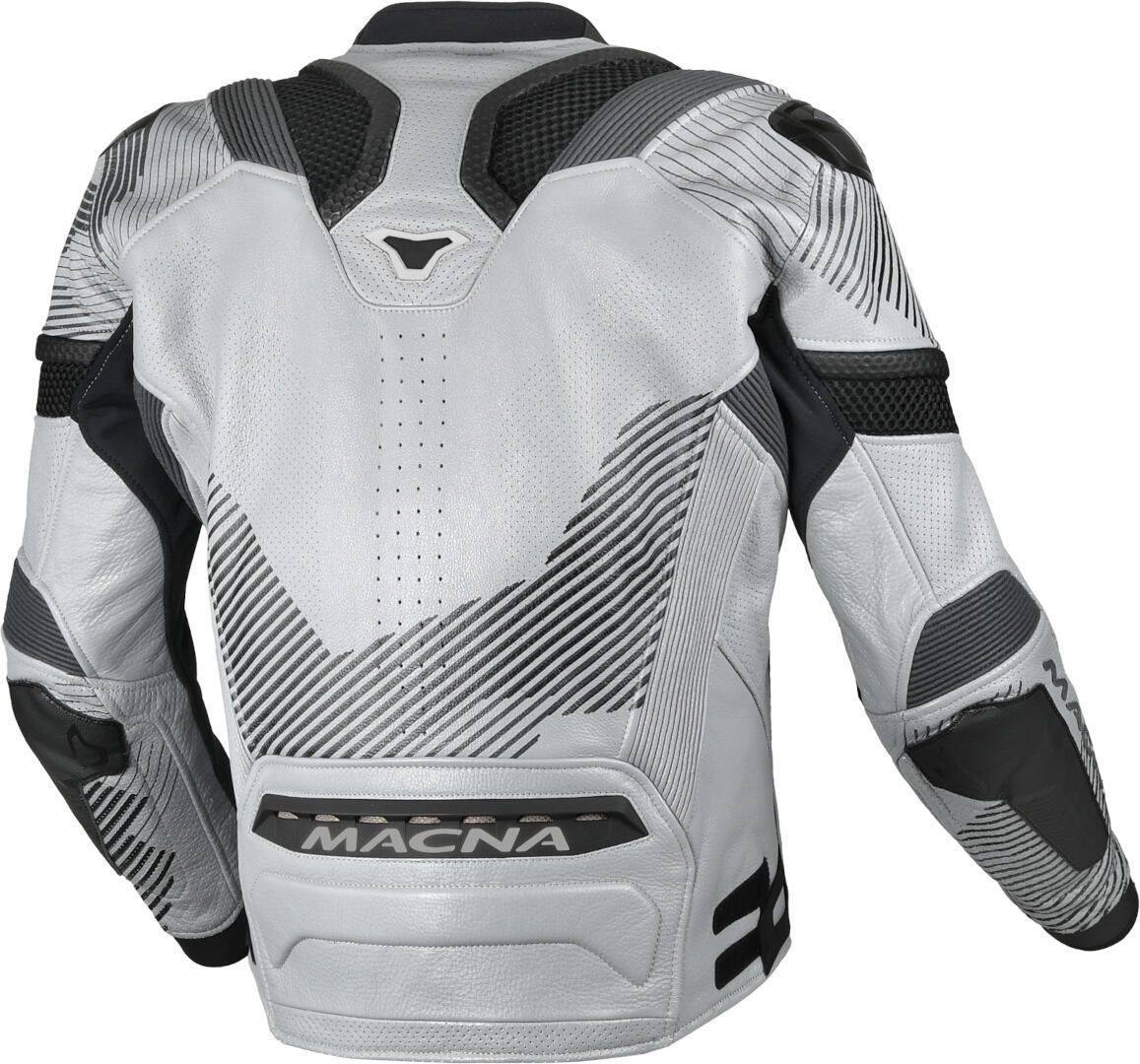 Macna Ignite perforated Motorcycle Leather Jacket black/grey 50 Figure 2