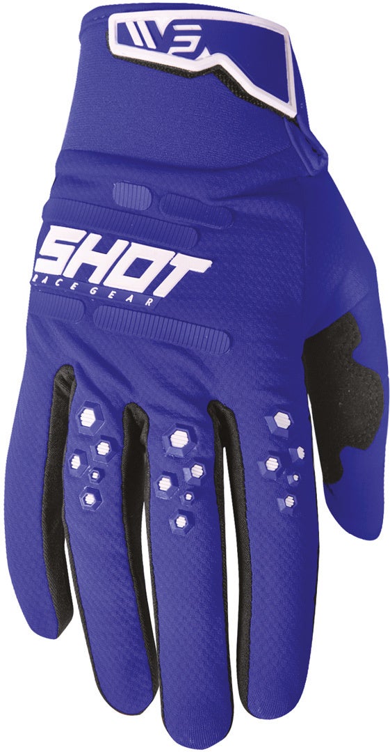 Shot Vision Motorcross handschoenen blauw 10 Figuur 1