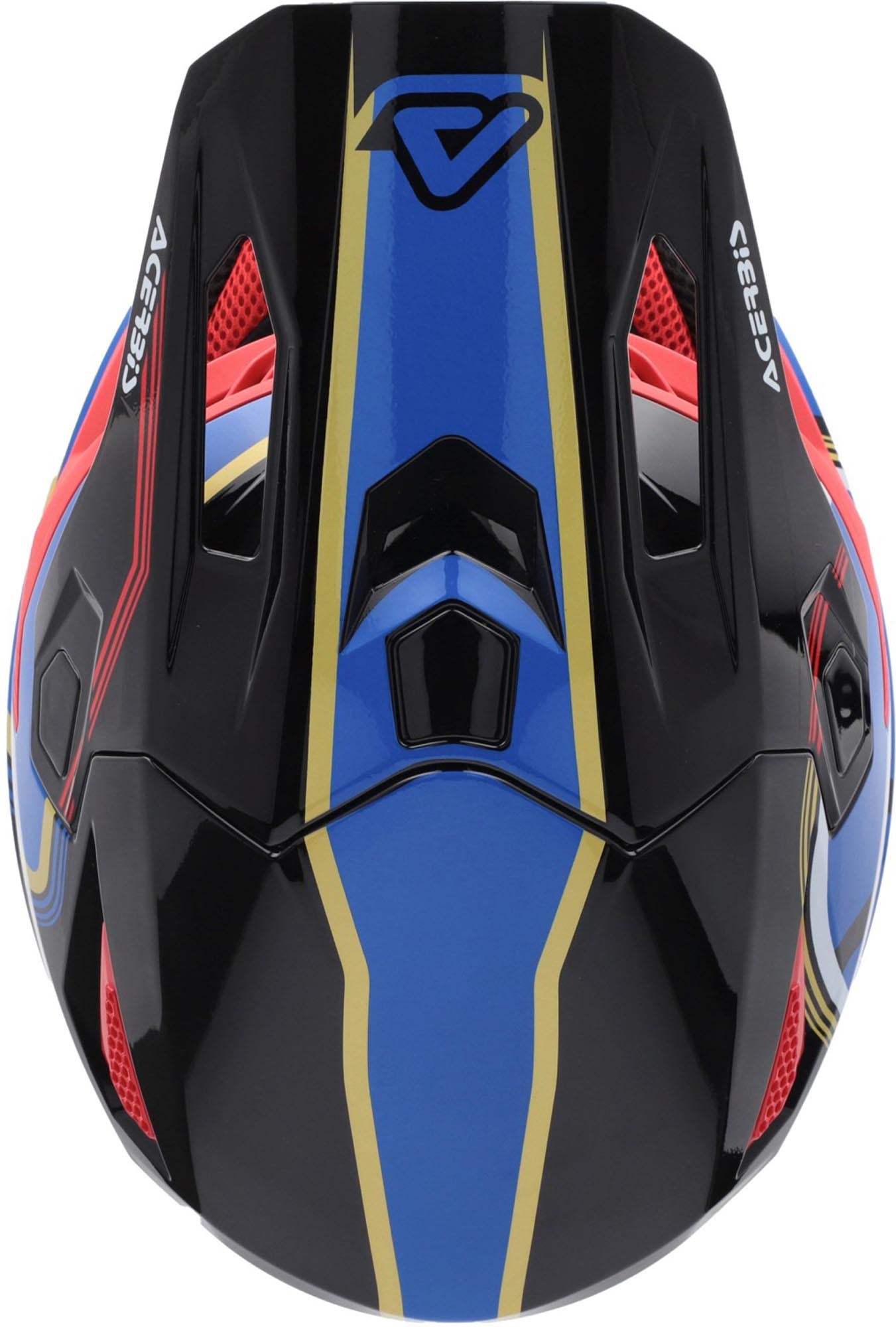 Acerbis Whoops Logo Casque de motocross Noir/Bleu/Rouge/Or/Blanc M (57/58) Figure 5