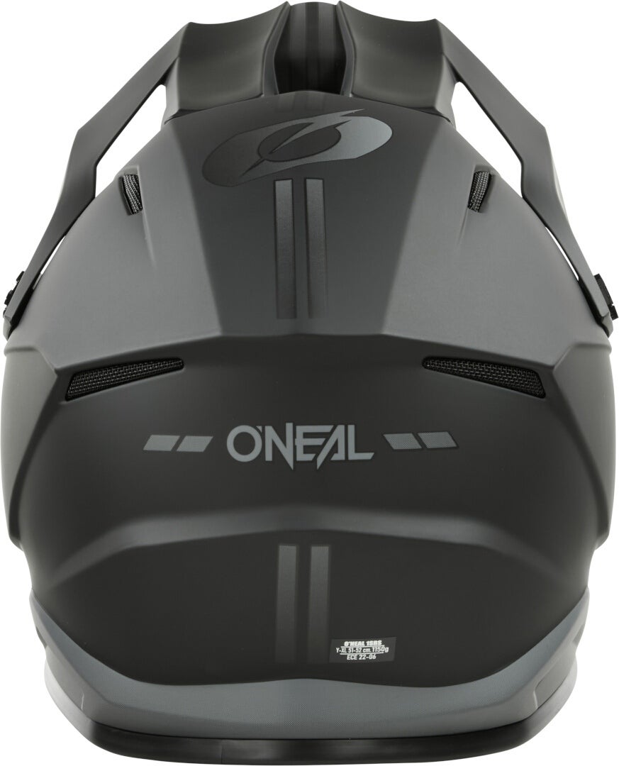 Oneal 1SRS Solid Motocross hjelm til børn Sort Y/L (49-50) Figur 5