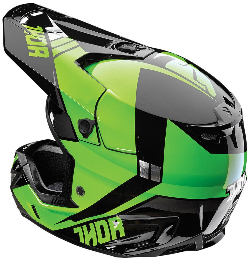 Thor Verge Rebound Casque de motocross noir/vert L (59/60) Figure 2