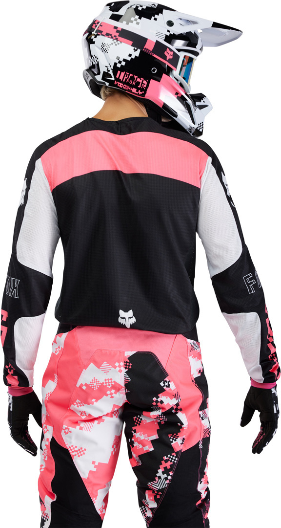 FOX 180 Digi Image Motocross Jersey black/hotpink S Figure 7