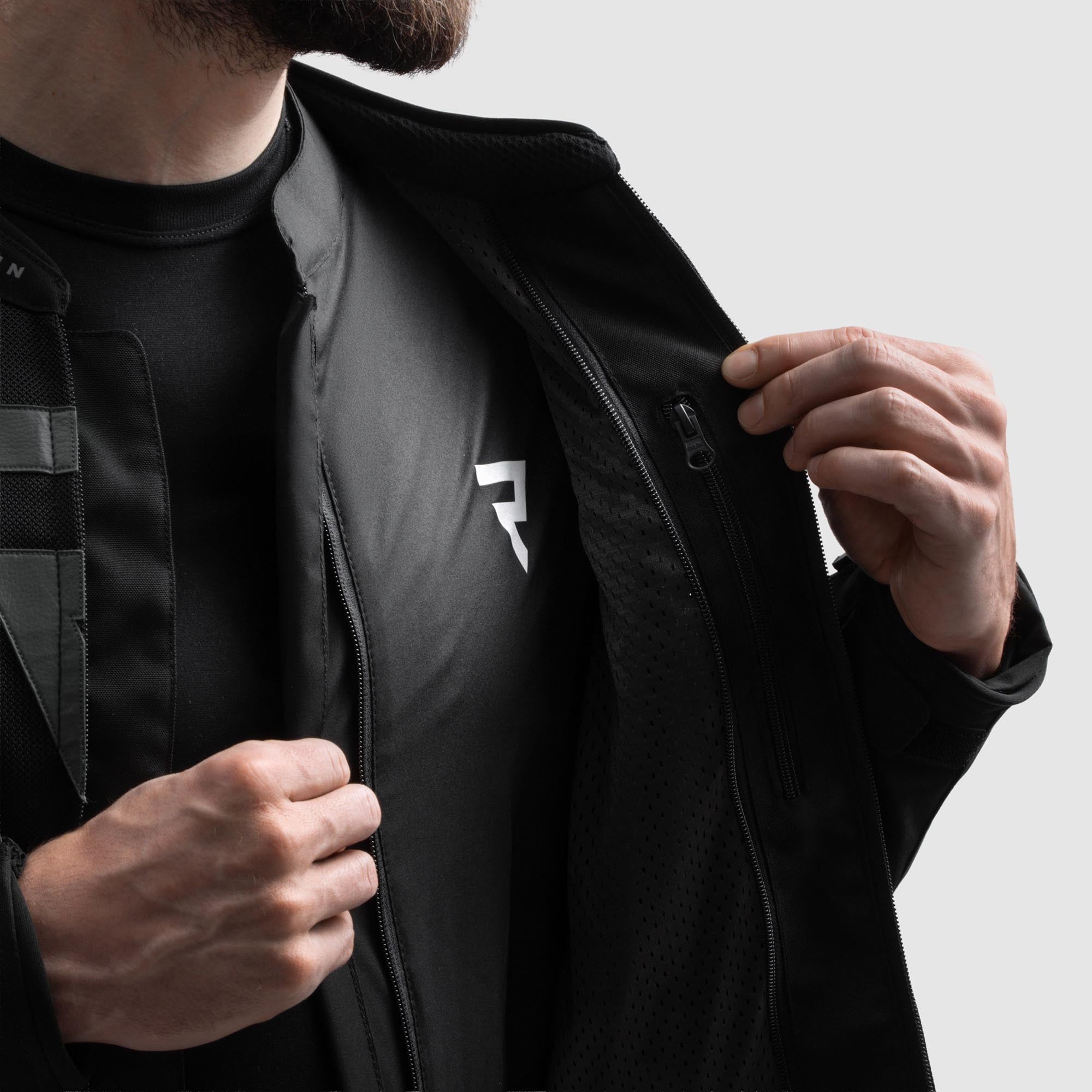 Rebelhorn Vandal 2 Air waterproof Motorcycle Textile Jacket black M Figure 8