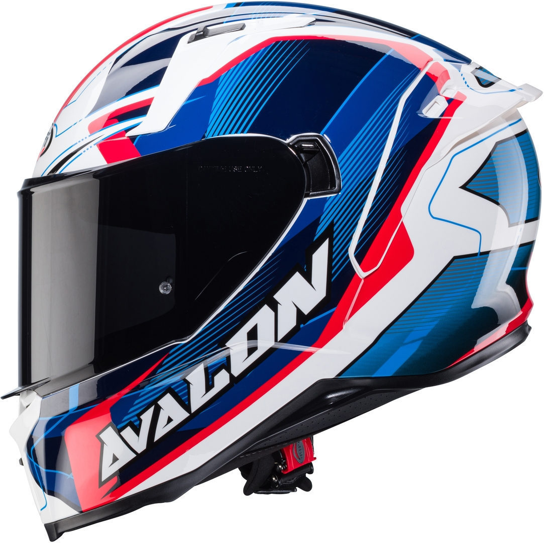 Caberg Avalon X Optic Helm wit/blauw/rood M (57/58) Figuur 4
