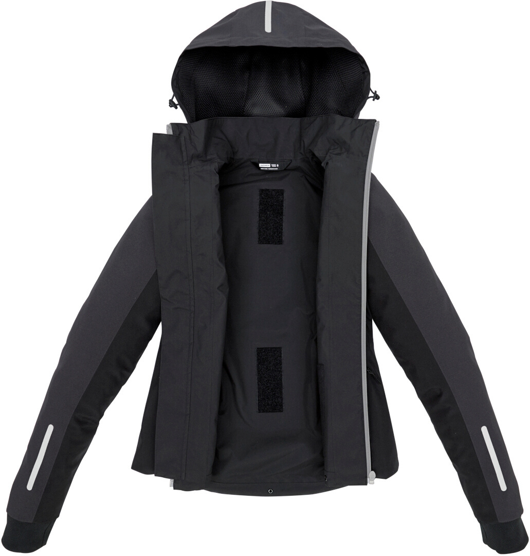 Spidi H2Out II Hanorac impermeabil pentru motociclete pentru doamne Negru/Roșu M Figura 3