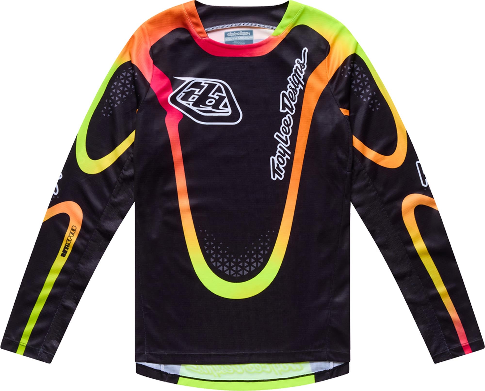 Troy Lee Designs GP Pro Aura Camisa de Motocross Juvenil preto M Figura 1