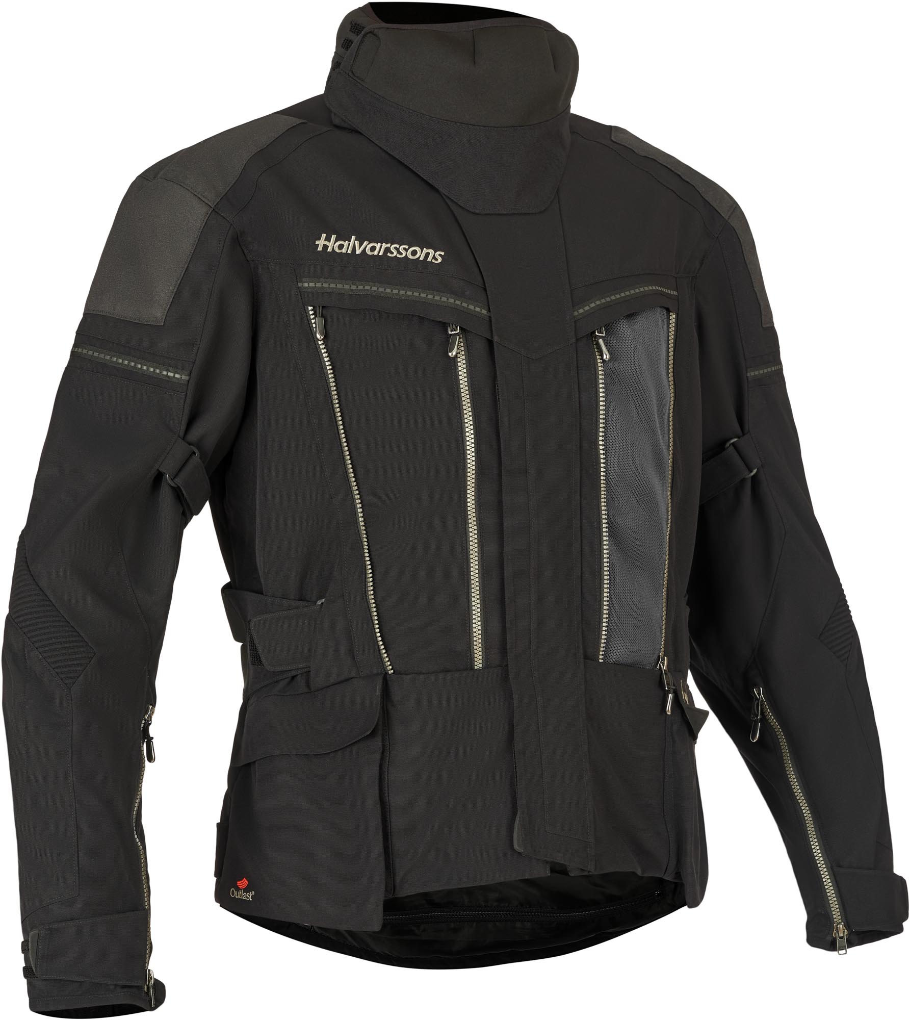 Halvarssons Mora V2 waterproof Motorcycle Textile Jacket black 66 Figure 3