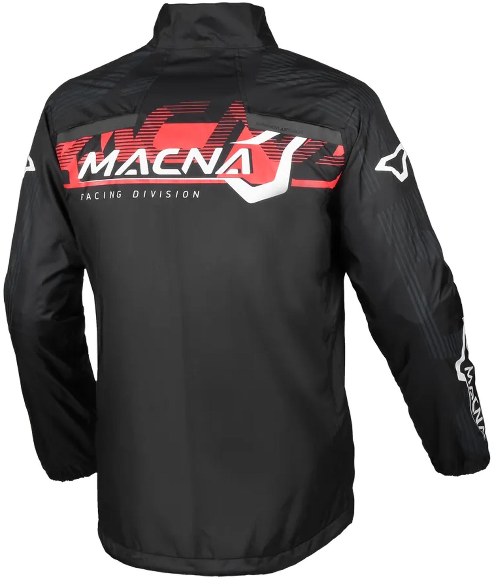 Macna Rainossi Motorcycle Rainjacket black/red/white 3XL Figure 2