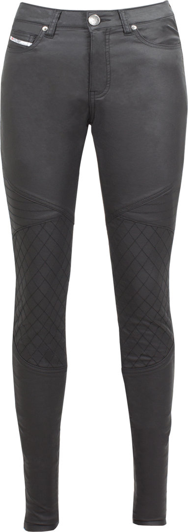 John Doe Betty Biker XTM Jeggings pentru doamne cu motociclete negru 34 L32 Figura 1