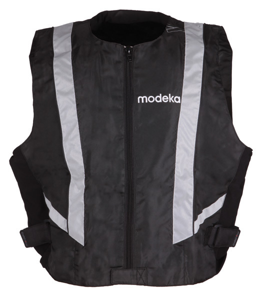 Modeka Basic Warnweste schwarz 4XL Abbildung 1