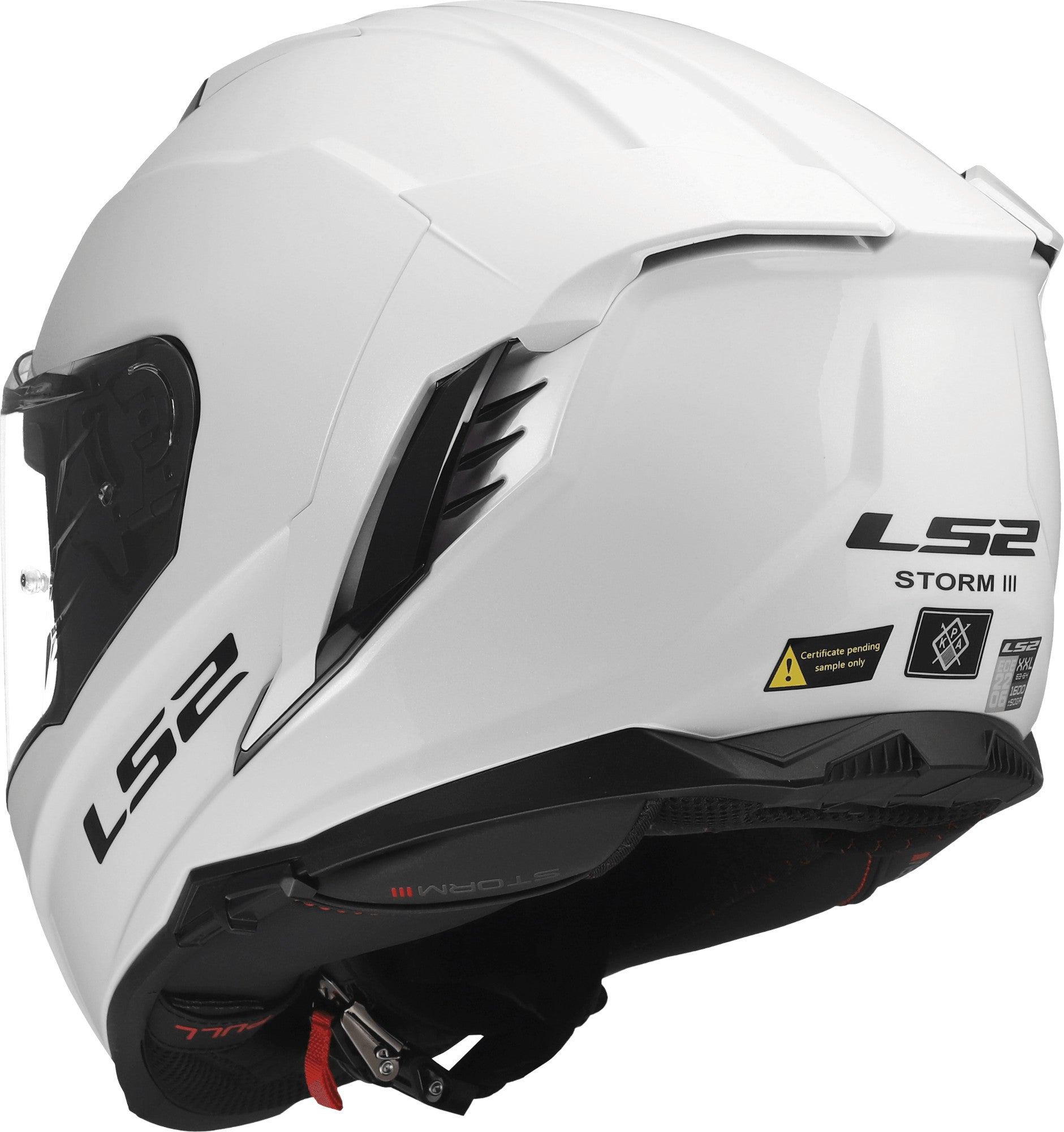 LS2 FF818 Storm III Helm weiß XXXL (65/66) Abbildung 3