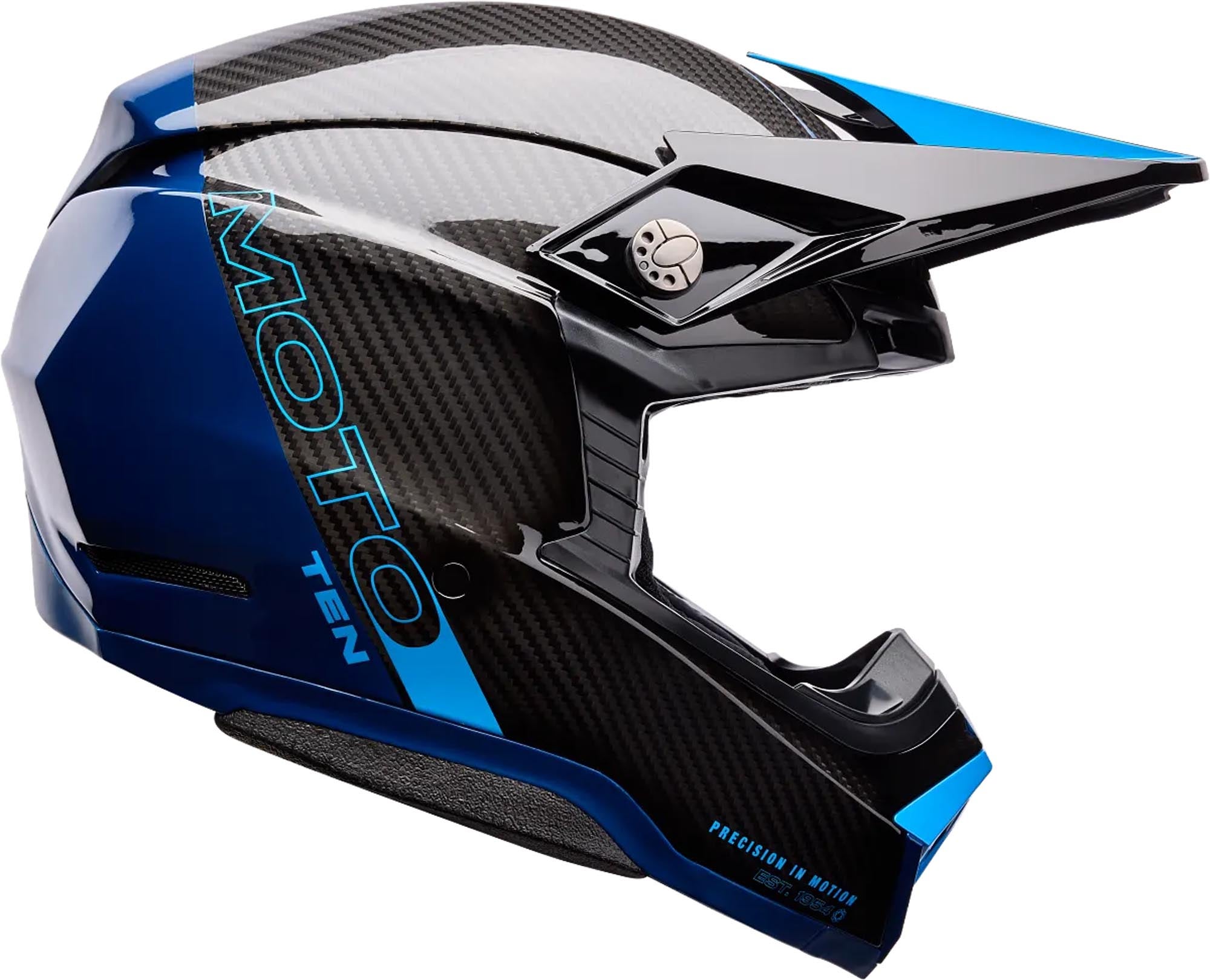 Bell Moto-10 Spherical Strike Motocross Helm blau S (55/56) Abbildung 2