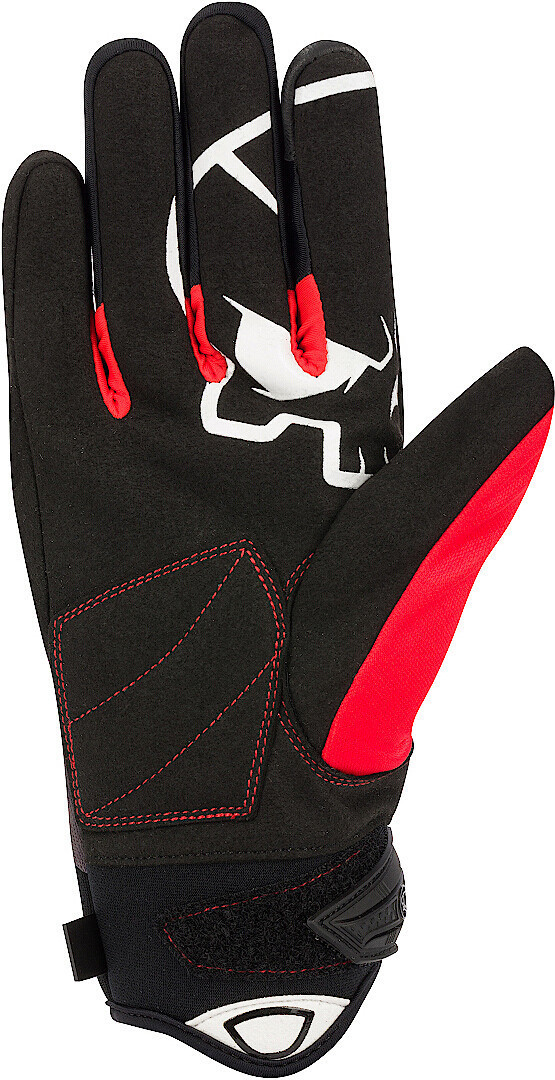 Bering Walshe Motorcykel handsker sort/grå/rød 9 (M) Figur 2