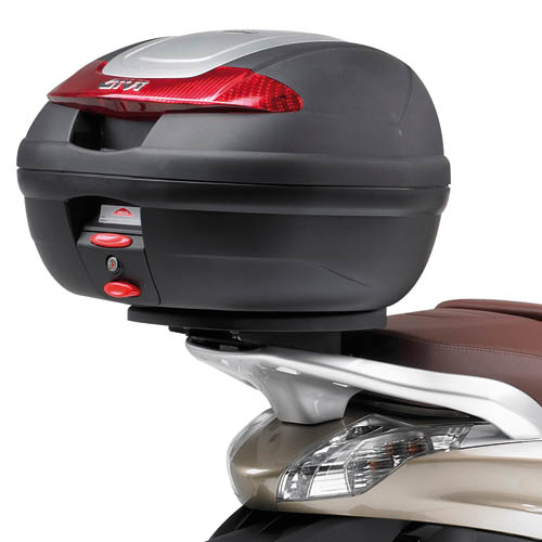 GIVI E340 Vision Monolock Topplåda med platta svart/röd 34 Ltr. Figur 3