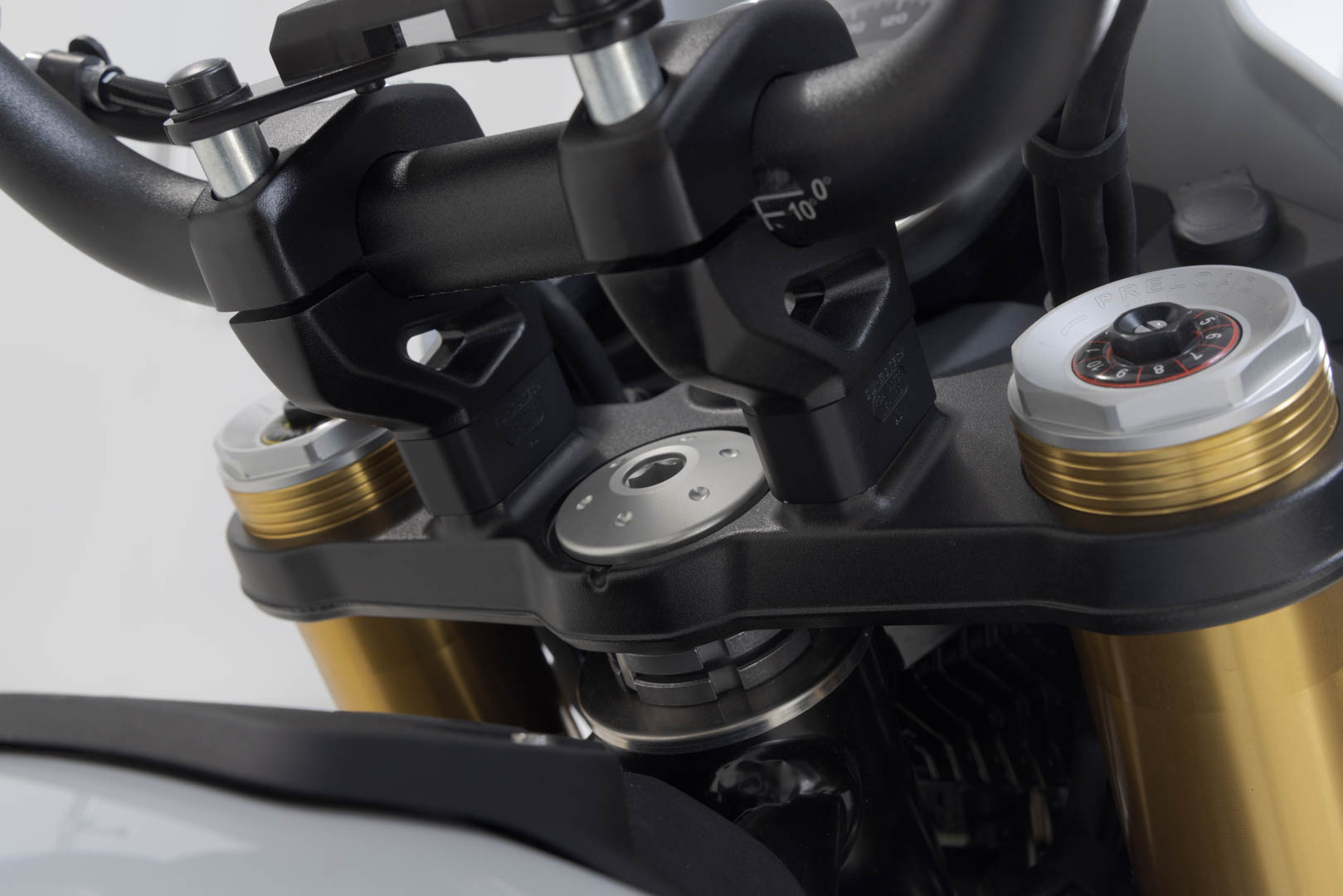 Riser de bară SW-Motech - H=20 mm. Argintiu. BMW R 12 G/S (25-). Figura 4