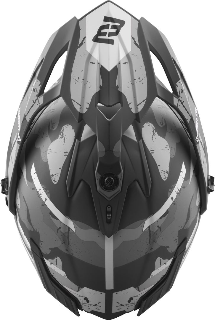 Bogotto FG-601 Sniper Enduro hjelm i glasfiber sort mat/grå L Figur 10