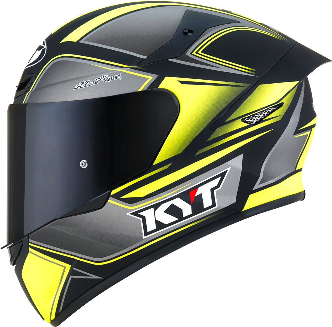 KYT TT Course Tourist Hjälm grå/gul XS (53/54) Figur 8