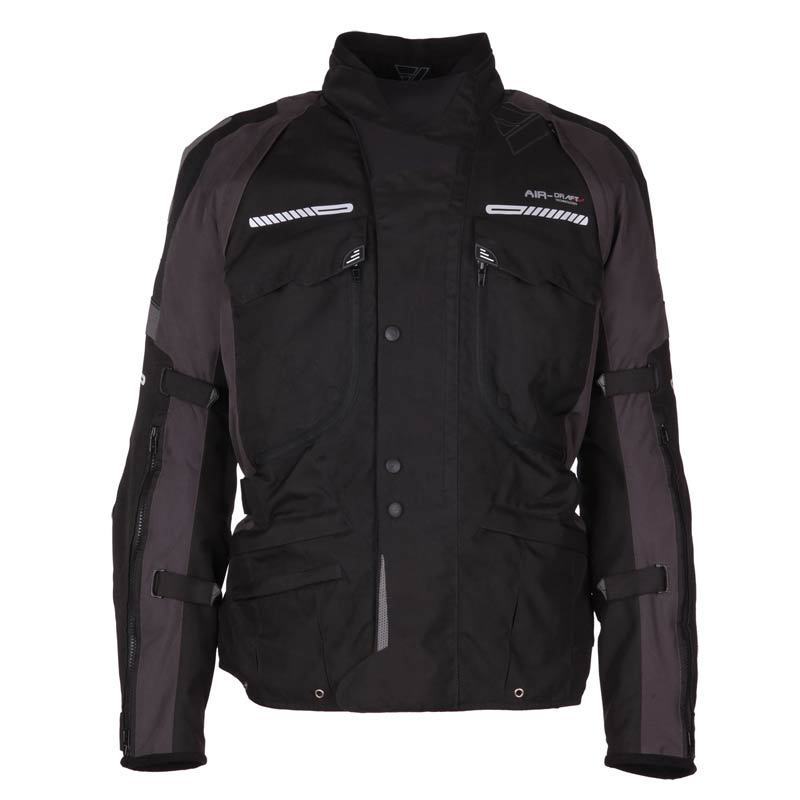 Modeka Westport Textile Jacket black/dark grey L Figure 1
