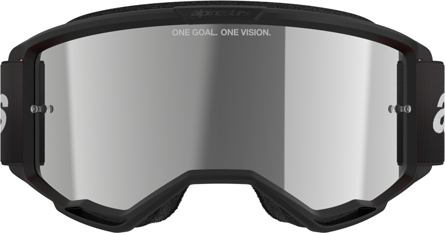 Alpinestars Vision 3 Wordmark Mirror Ochelari de motocross negru Figura 3