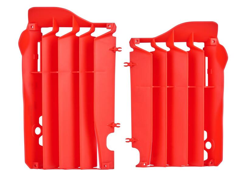 POLISPORT Jaluzele radiatorului Roșii Honda CRF450R/RX Figura 1