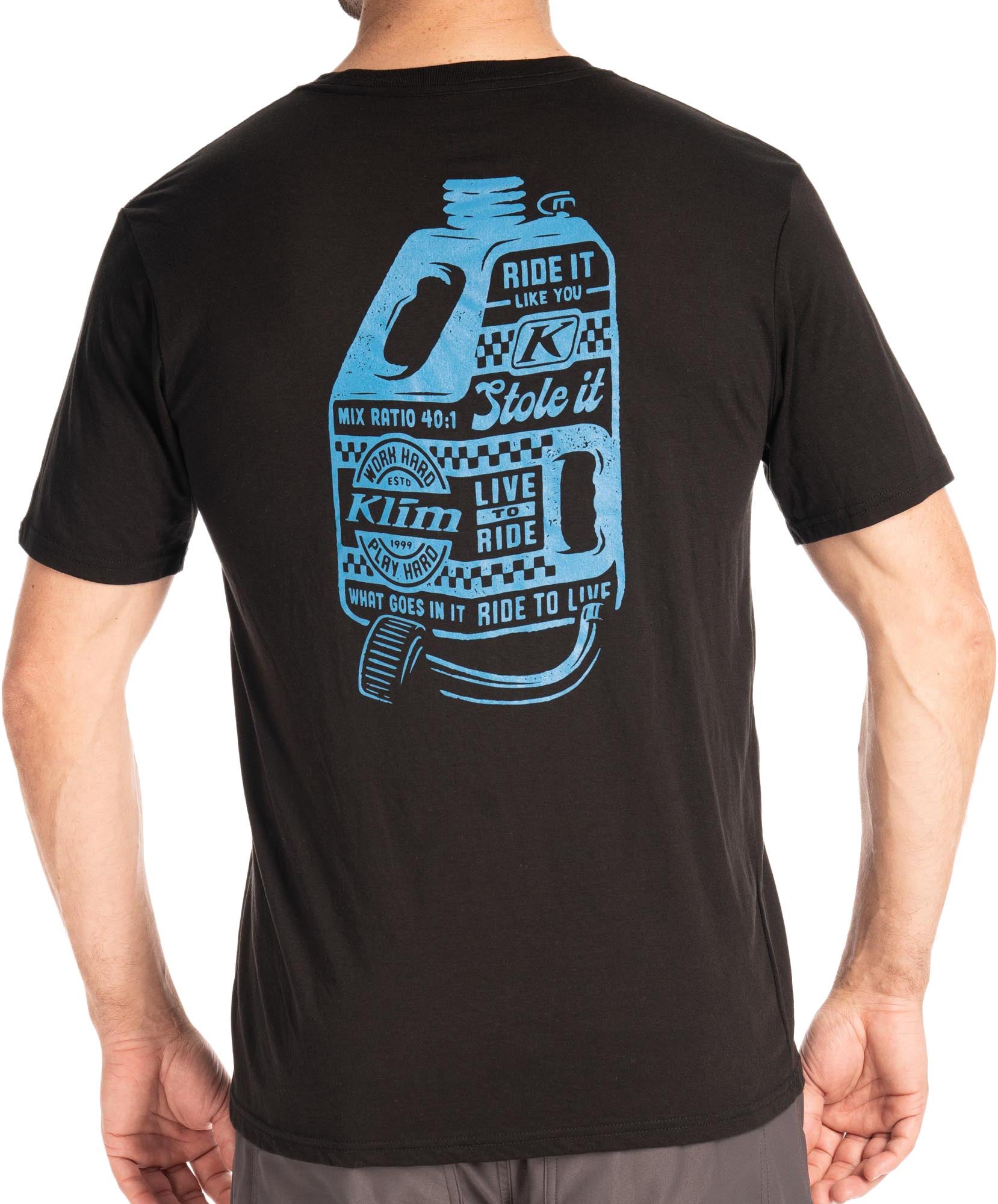 Klim Live to Ride Tri-Blend T-shirt noir XL Figure 2