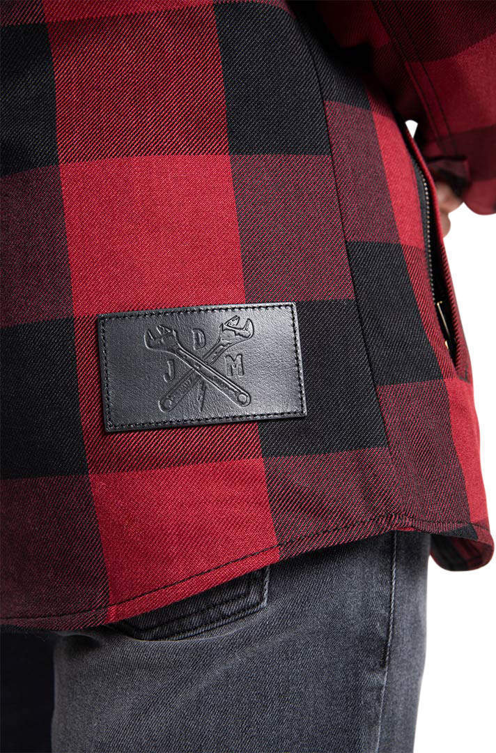 John Doe Motoshirt Camicia rosso S Figura 11